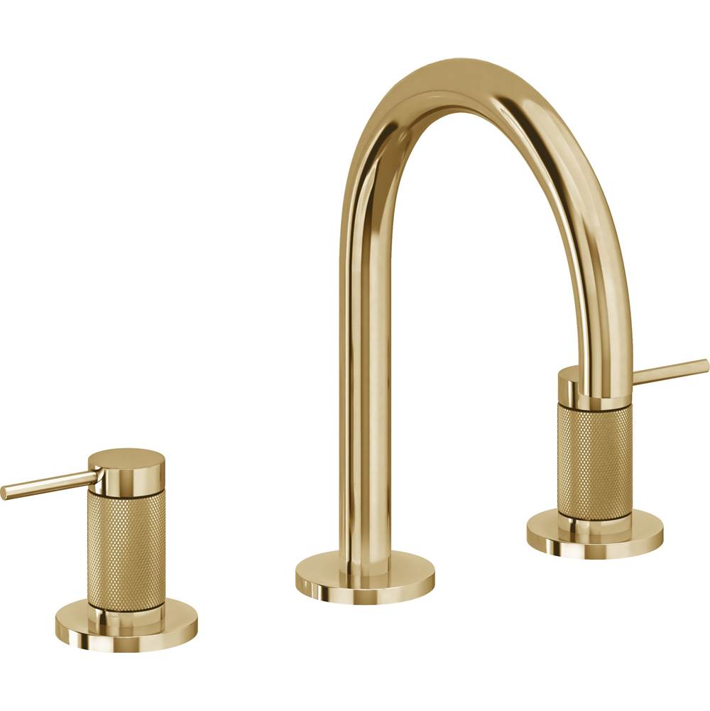 California Faucets - 8'' Widespread Lavatory Faucet - French Gold Pvd