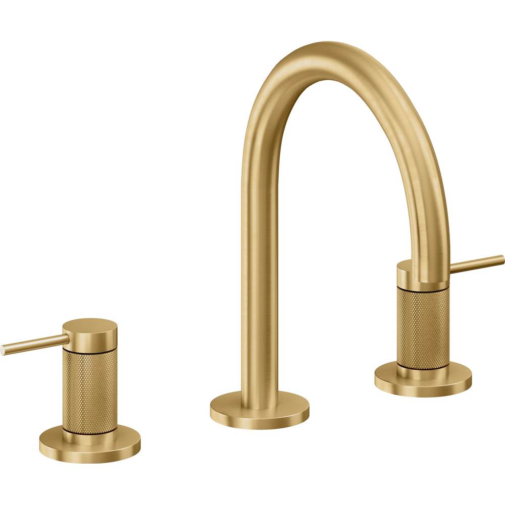 California Faucets - 8'' Widespread Lavatory Faucet - Lifetime Satin Gold Pvd