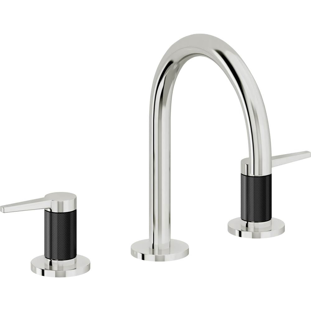 California Faucets - 8'' Widespread Lavatory Faucet with ZeroDrain - Polished Chrome