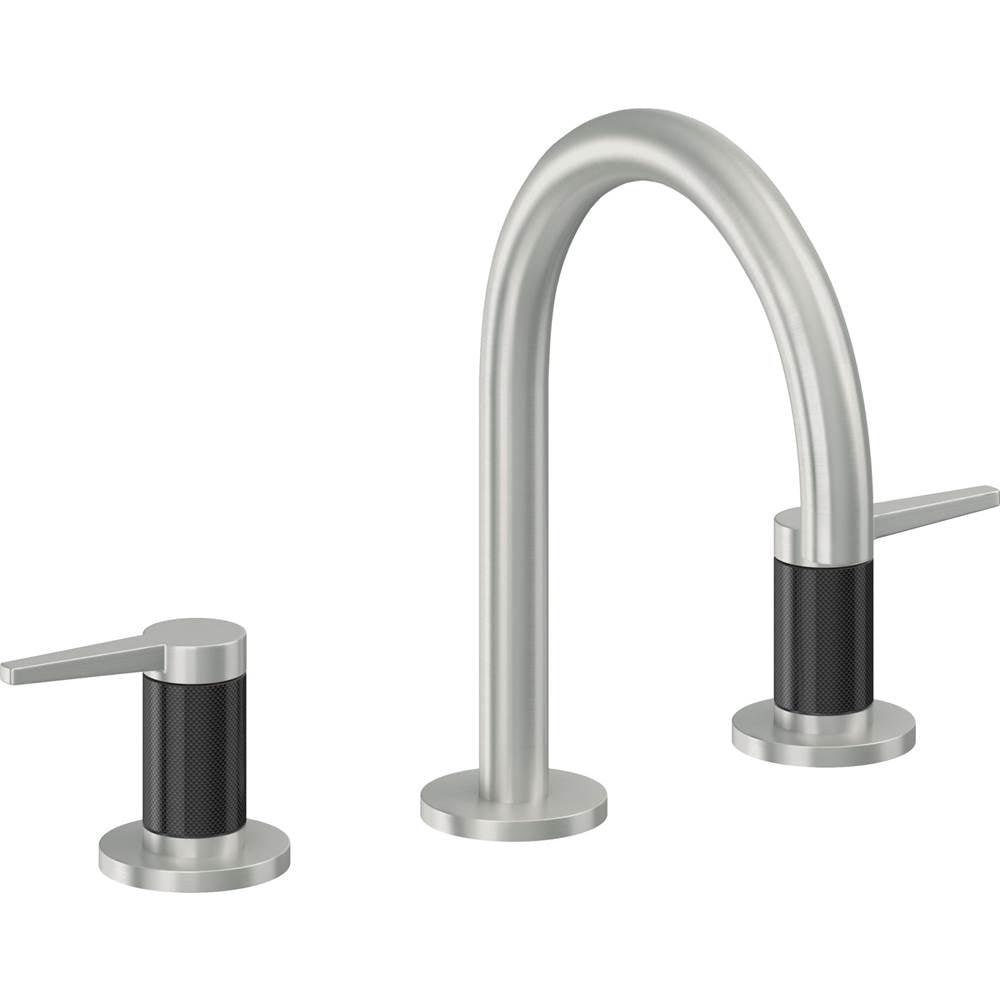 California Faucets - 8'' Widespread Lavatory Faucet with ZeroDrain - Satin Chrome Pvd