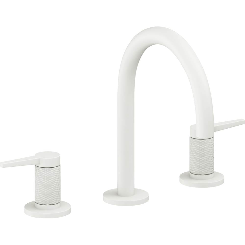 California Faucets - 8'' Widespread Lavatory Faucet with ZeroDrain - Matte White