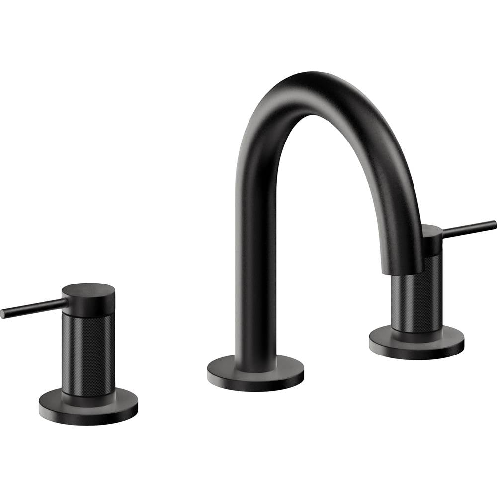 California Faucets - 8'' Widespread Lavatory Faucet with ZeroDrain - Matte Black