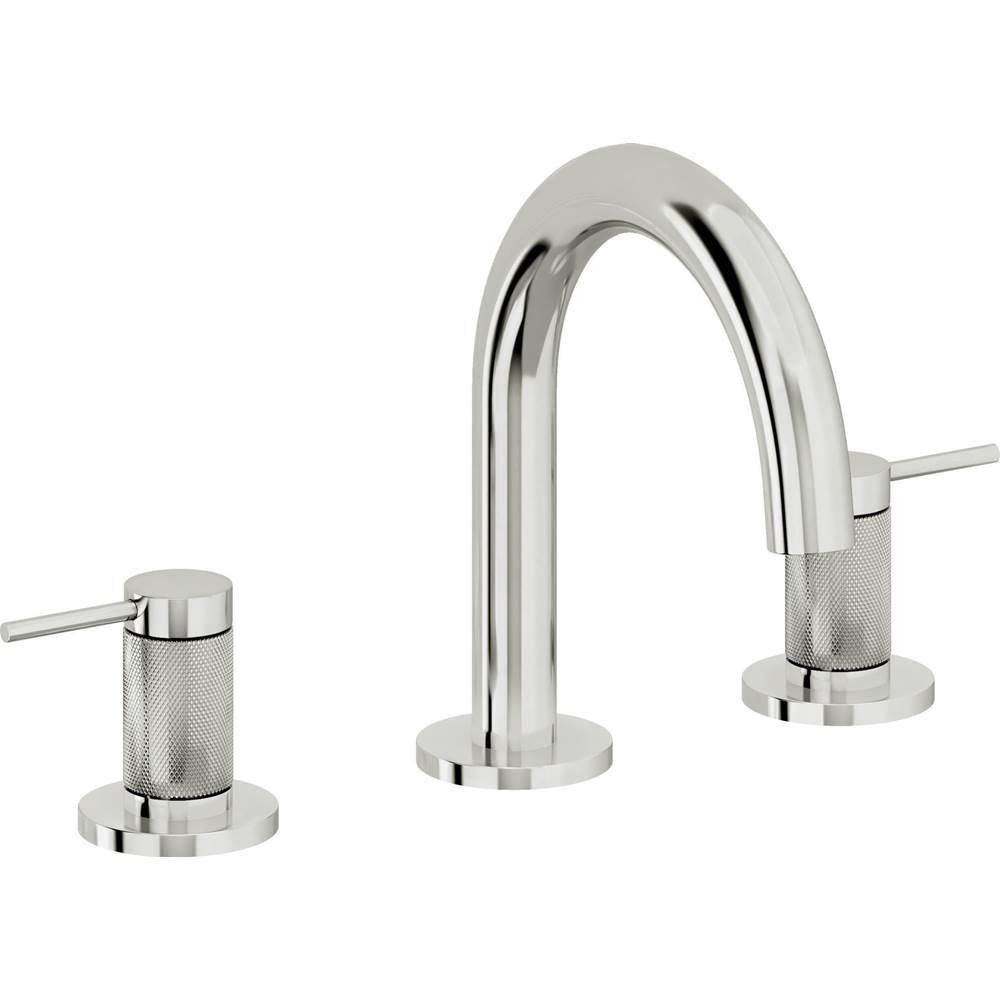 California Faucets - 8'' Widespread Lavatory Faucet with Completely Finished ZeroDrain - Polished Chrome