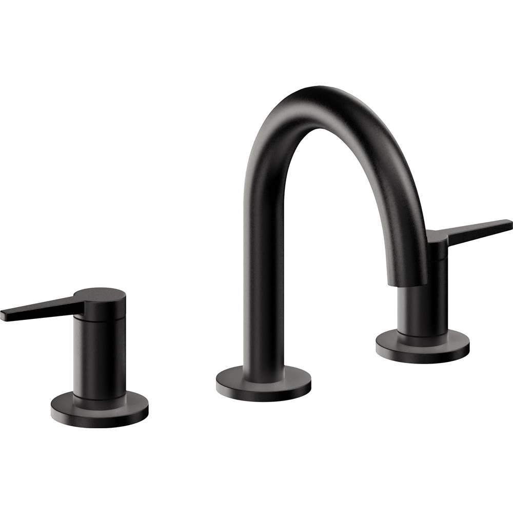California Faucets - 8'' Widespread Lavatory Faucet - Matte Black