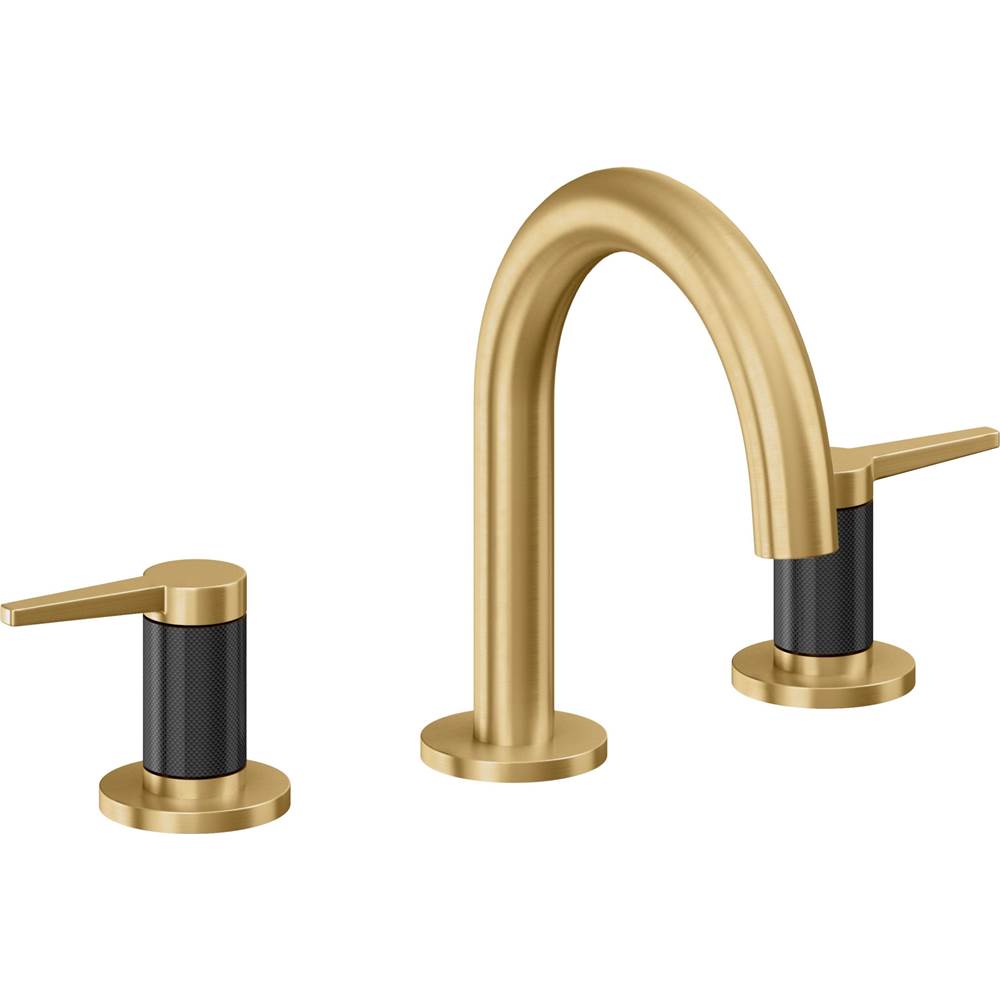 California Faucets - 8'' Widespread Lavatory Faucet - Lifetime Satin Gold Pvd