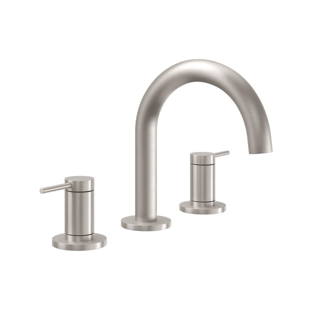 California Faucets - 8'' Widespread Lavatory Faucet with ZeroDrain - Gloss White