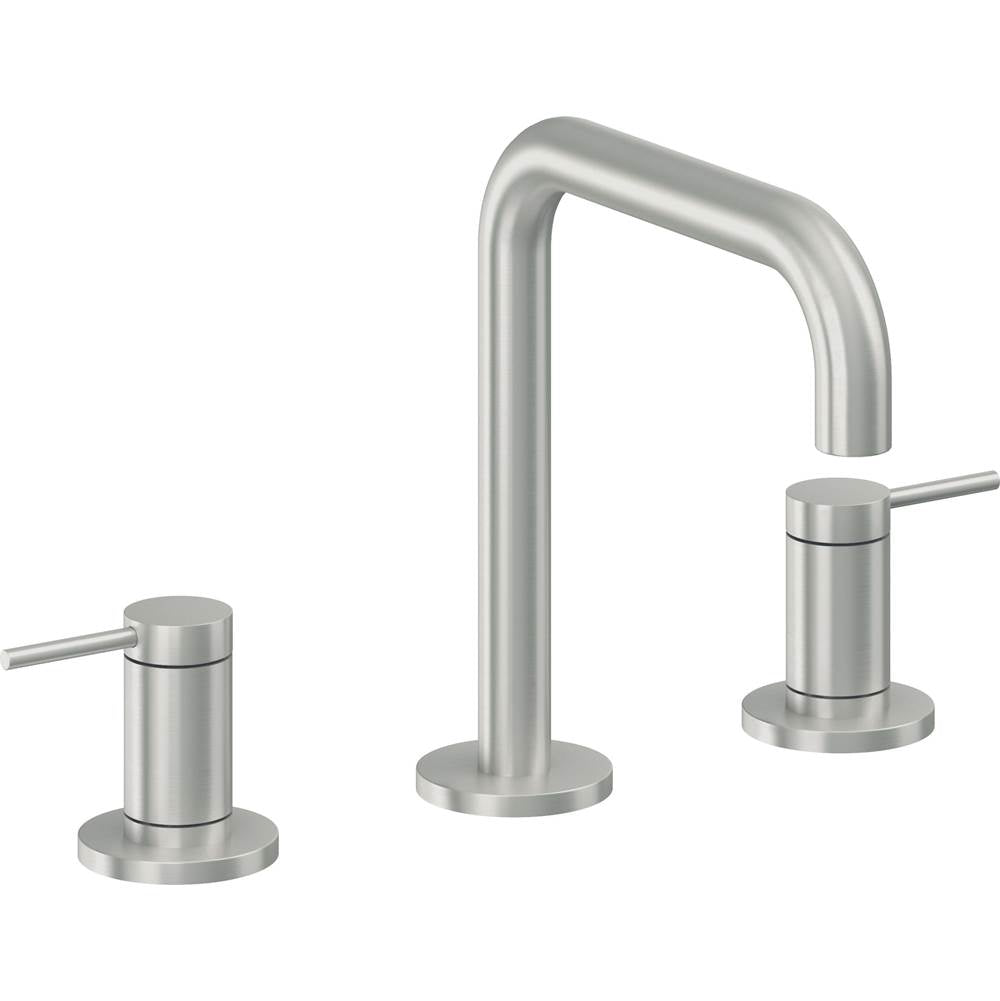 California Faucets - 8'' Widespread Lavatory Faucet - Satin Chrome Pvd