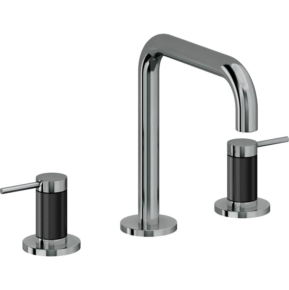 California Faucets - 8'' Widespread Lavatory Faucet - Black Nickel Pvd