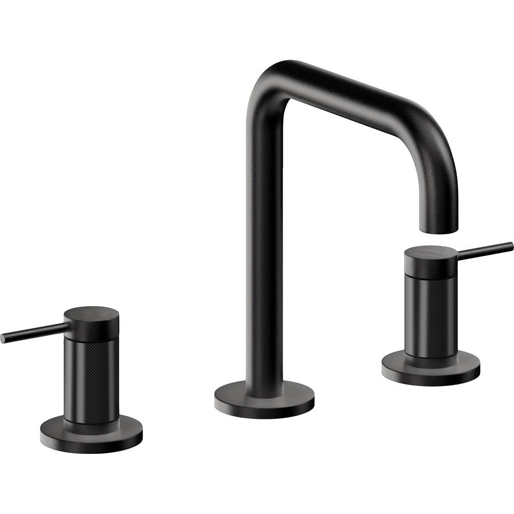 California Faucets - 8'' Widespread Lavatory Faucet with ZeroDrain - Matte Black