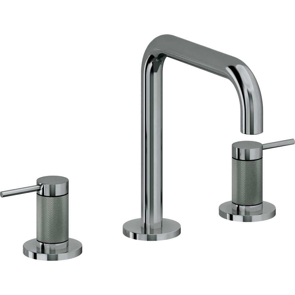 California Faucets - 8'' Widespread Lavatory Faucet with Completely Finished ZeroDrain - Black Nickel Pvd