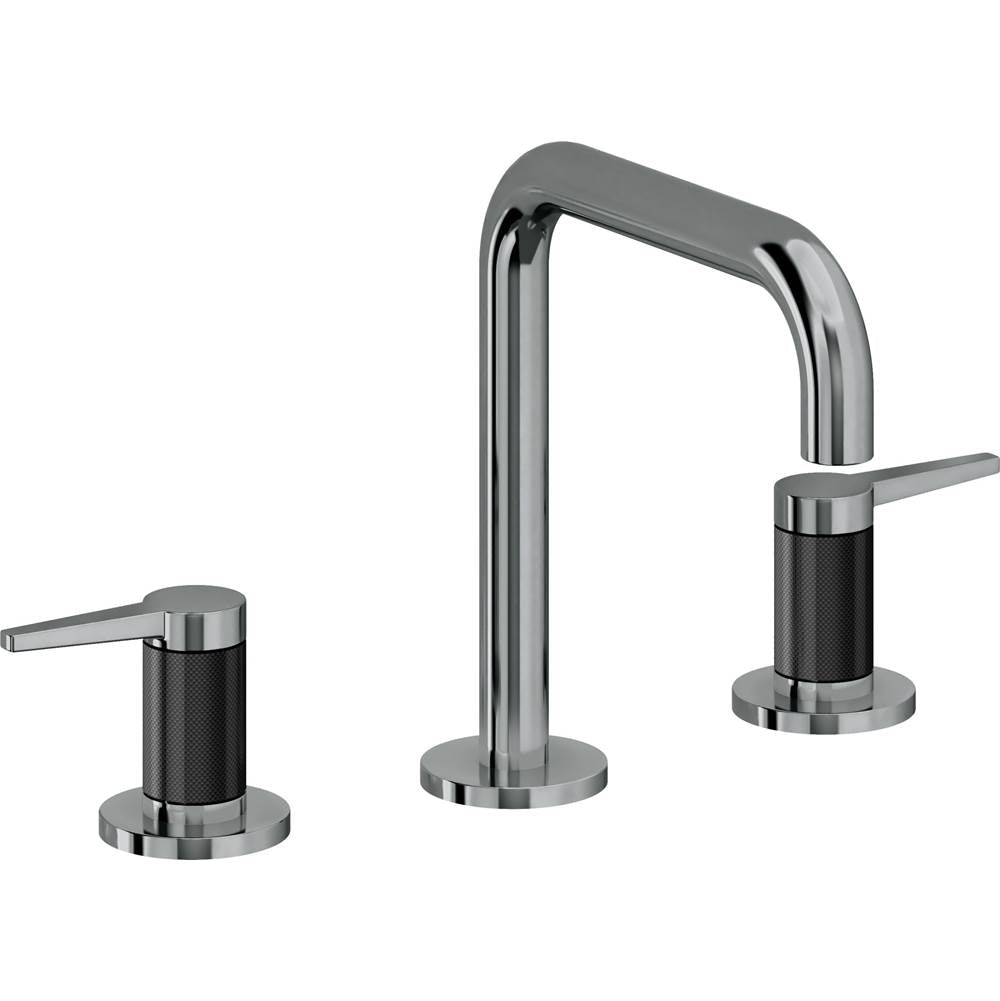 California Faucets - 8'' Widespread Lavatory Faucet - Black Nickel Pvd