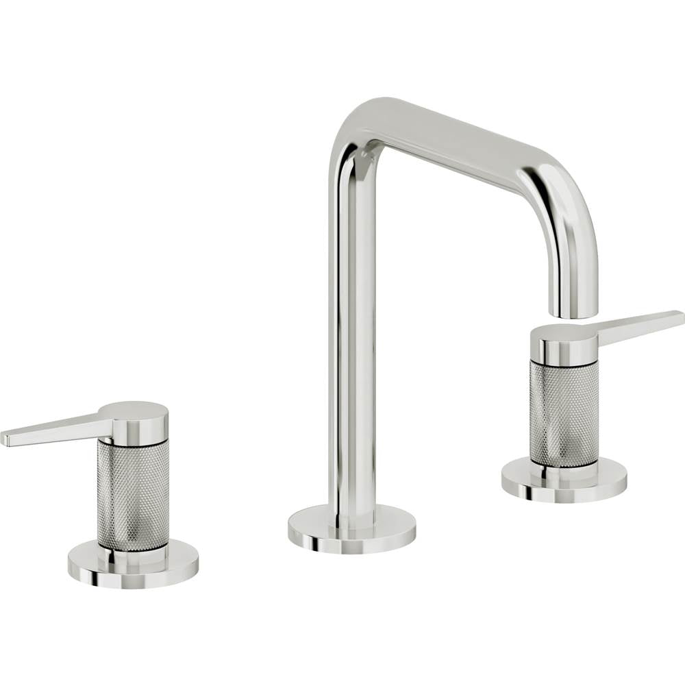California Faucets - 8'' Widespread Lavatory Faucet with ZeroDrain - Polished Chrome