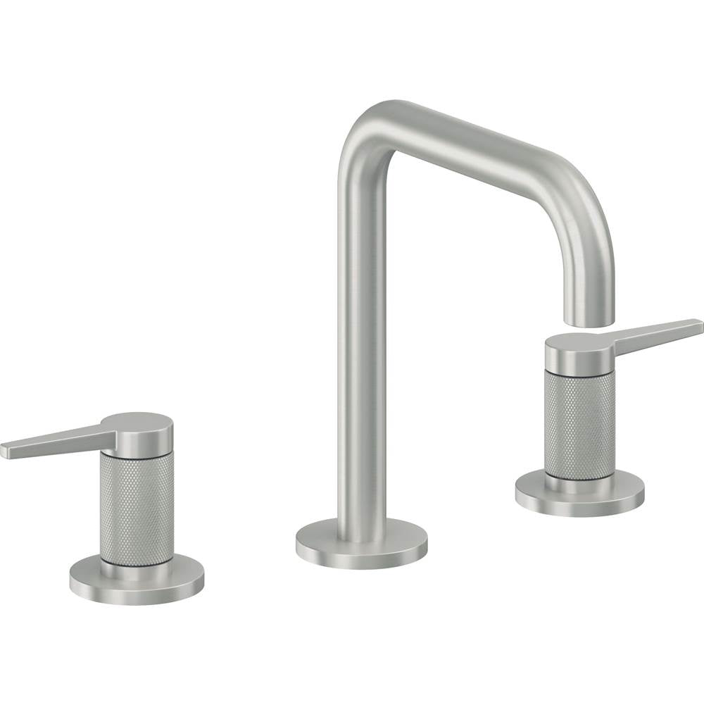 California Faucets - 8'' Widespread Lavatory Faucet with ZeroDrain - Satin Chrome Pvd
