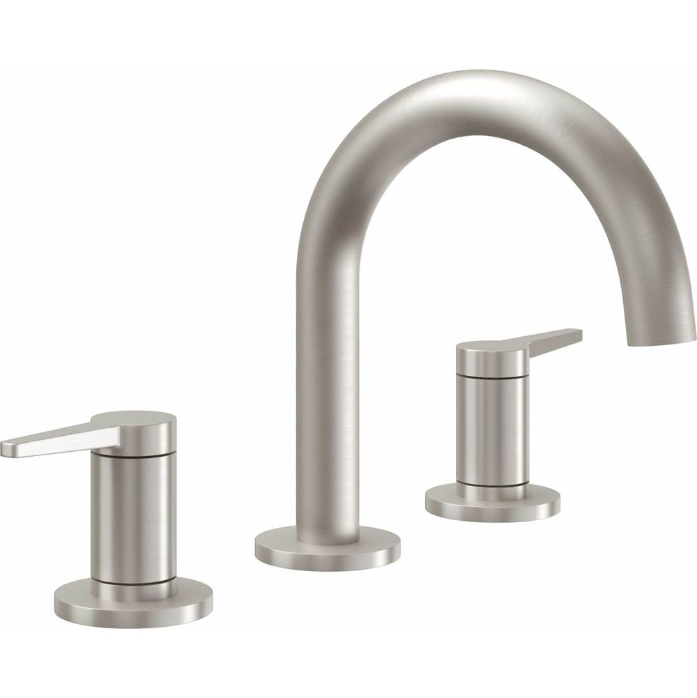 California Faucets - 8'' Widespread Lavatory Faucet with ZeroDrain - Gloss White