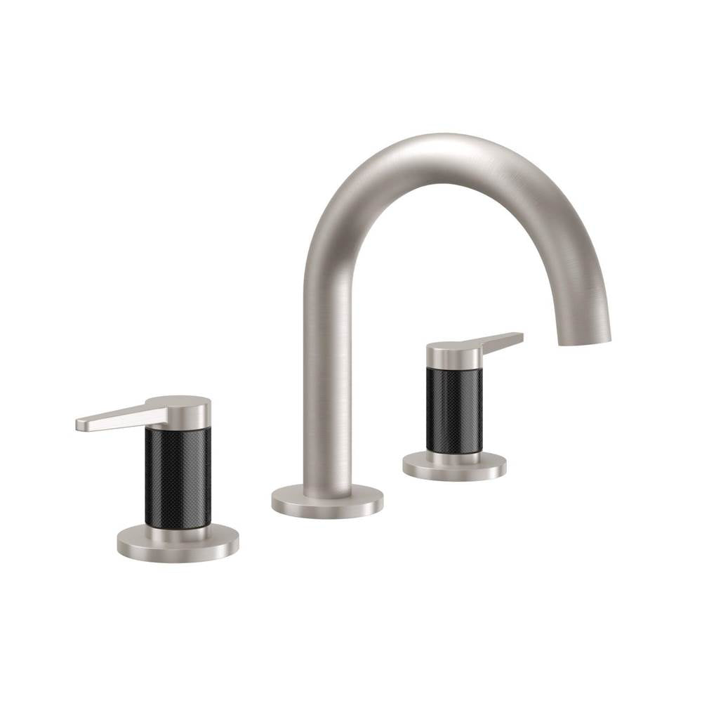 California Faucets - 8'' Widespread Lavatory Faucet with Completely Finished ZeroDrain - Gloss White