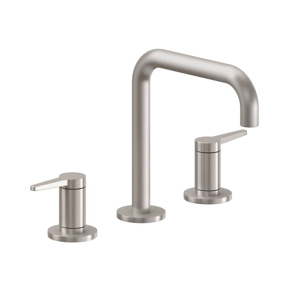 California Faucets - 8'' Widespread Lavatory Faucet with Completely Finished ZeroDrain - Gloss White