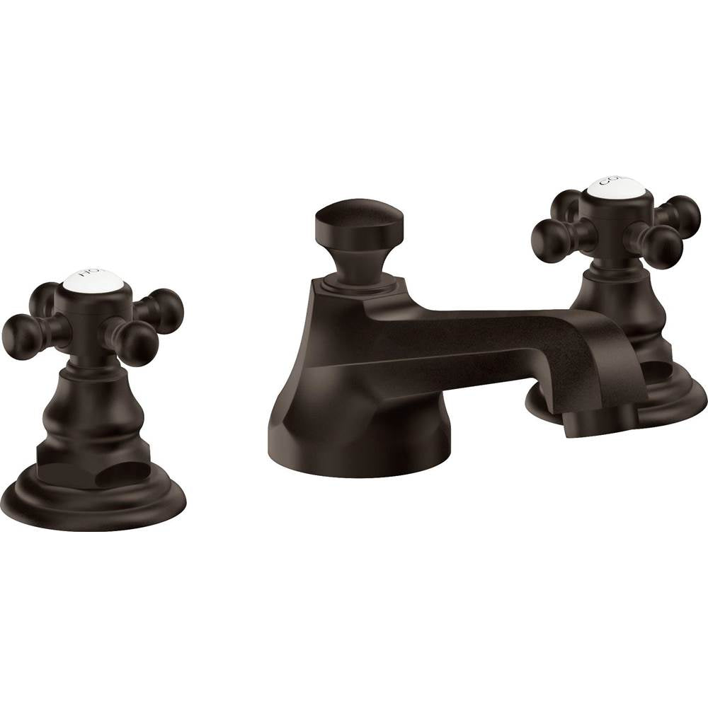 California Faucets - 8'' Widespread Lavatory Faucet with Completely Finished ZeroDrain - Bella Terra Bronze