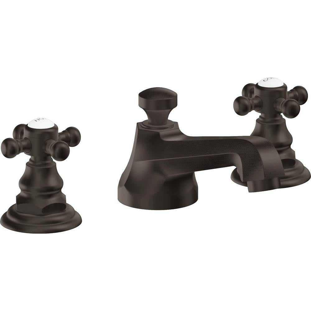 California Faucets - 8'' Widespread Lavatory Faucet with Completely Finished ZeroDrain - Oil Rubbed Bronze