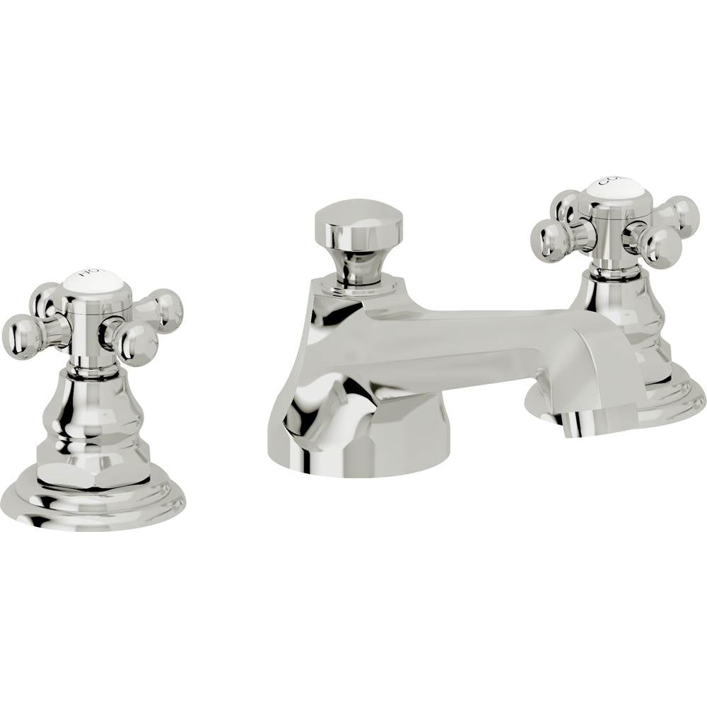 California Faucets - 8'' Widespread Lavatory Faucet with ZeroDrain - Polished Chrome