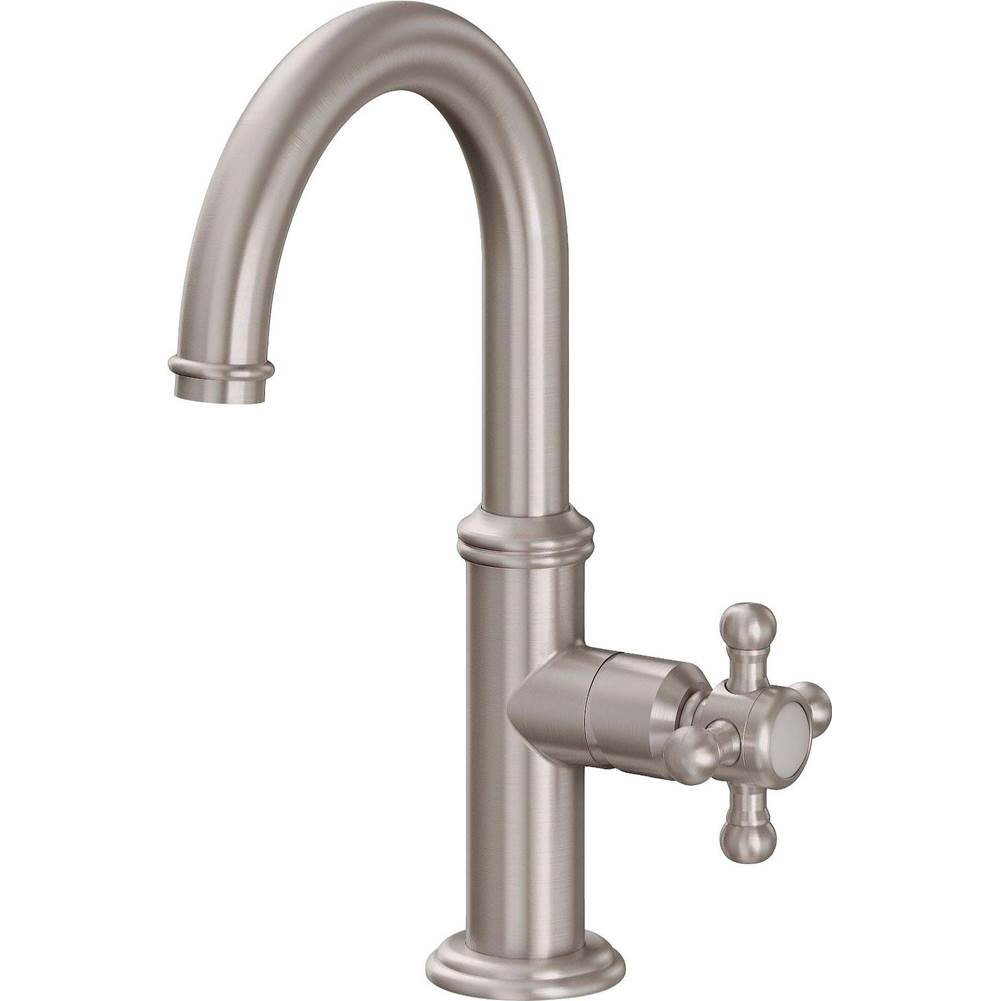 California Faucets - Single Hole Lavatory/Bar/Prep Faucet - Low Spout - Burnished Nickel Uncoated