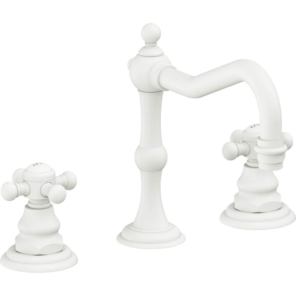 California Faucets - 8'' Widespread Lavatory Faucet - Matte White