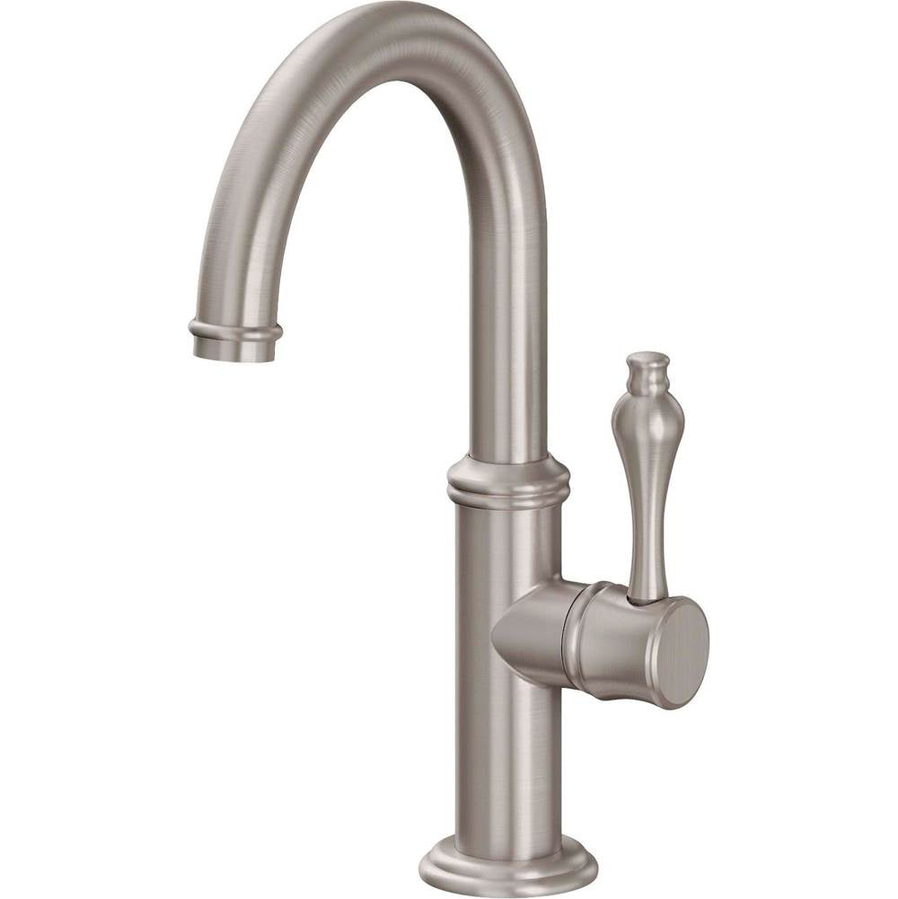 California Faucets - Single Hole Lavatory/Bar/Prep Faucet - Low Spout - Gloss White