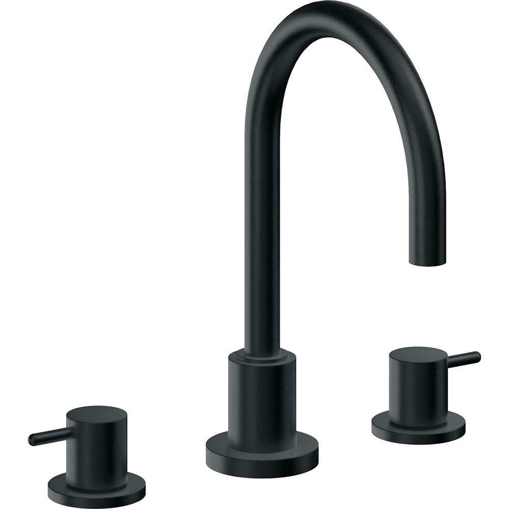 California Faucets - 8'' Widespread Lavatory Faucet - Carbon Pvd