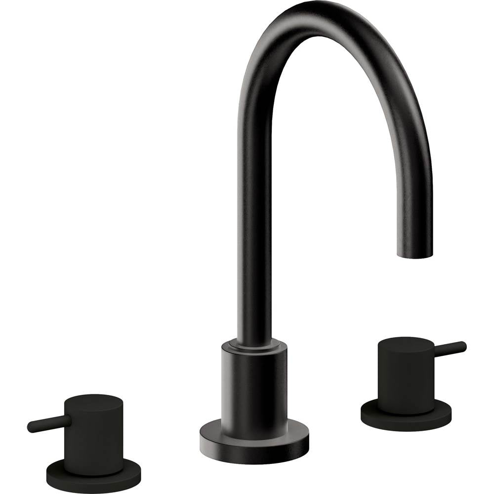 California Faucets - 8'' Widespread Lavatory Faucet - Matte Black