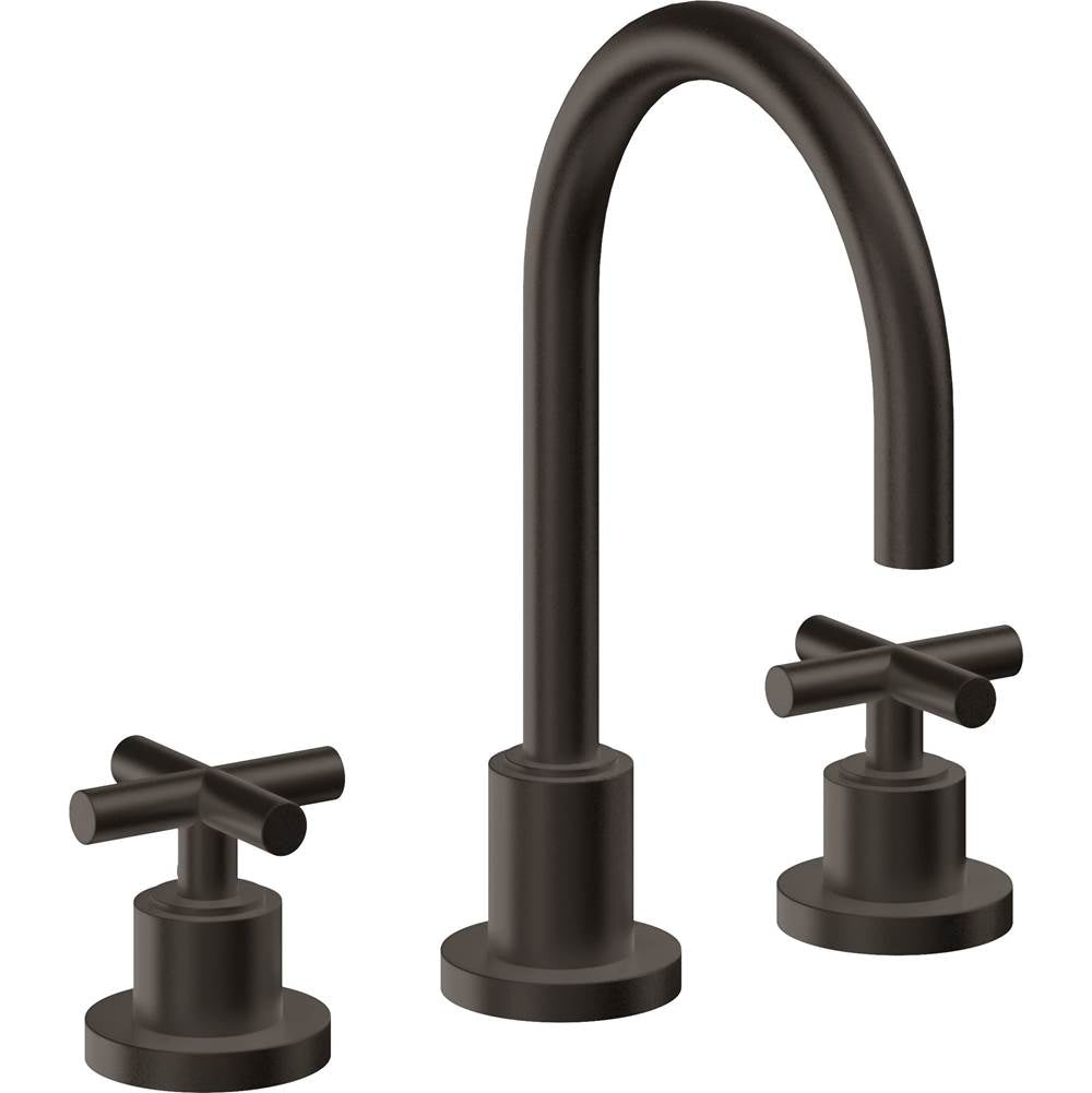 California Faucets - 8'' Widespread Lavatory Faucet with ZeroDrain - Oil Rubbed Bronze
