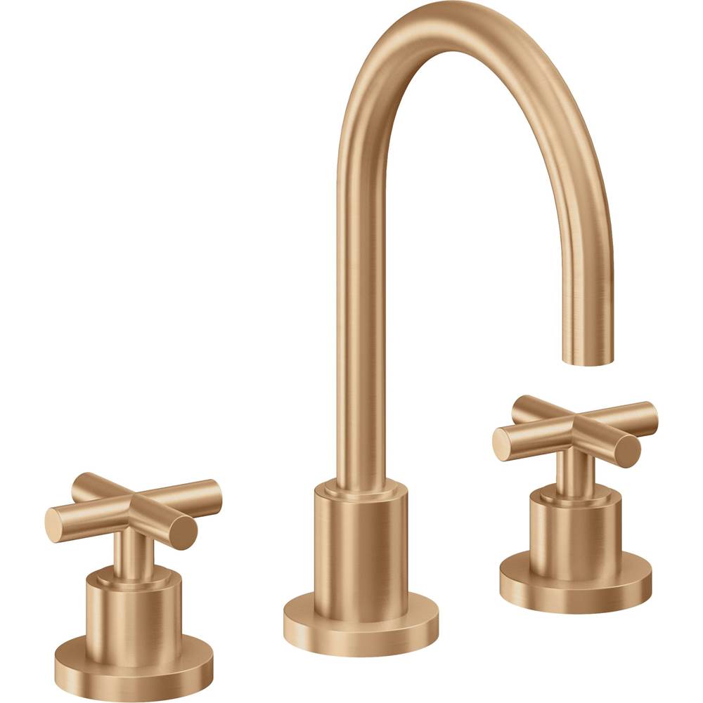 California Faucets - 8'' Widespread Lavatory Faucet - Satin Bronze Pvd
