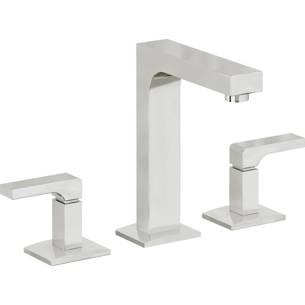 California Faucets - 8'' Widespread Lavatory Faucet with ZeroDrain - Polished Chrome