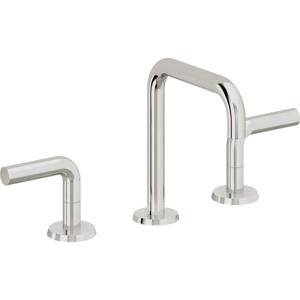 California Faucets - 8'' Widespread Lavatory Faucet with Completely Finished ZeroDrain - Polished Chrome