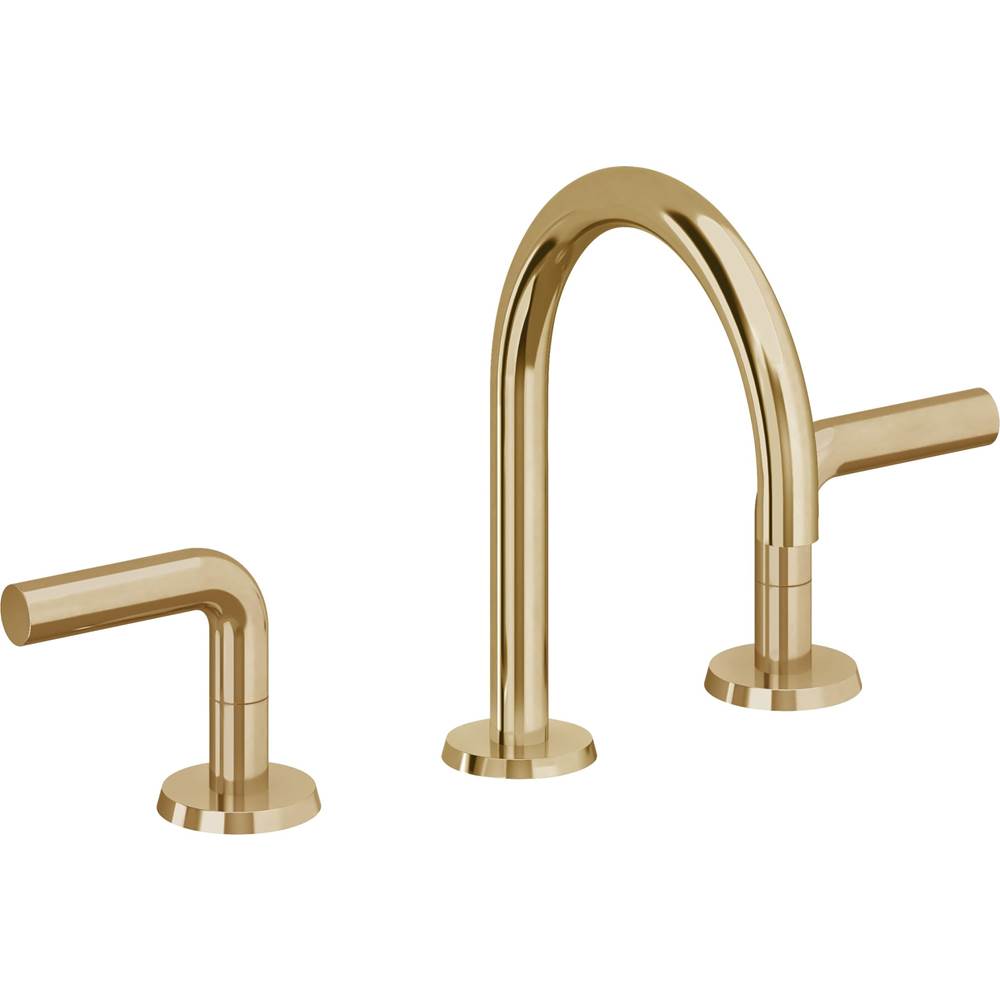 California Faucets - 8'' Widespread Lavatory Faucet - French Gold Pvd