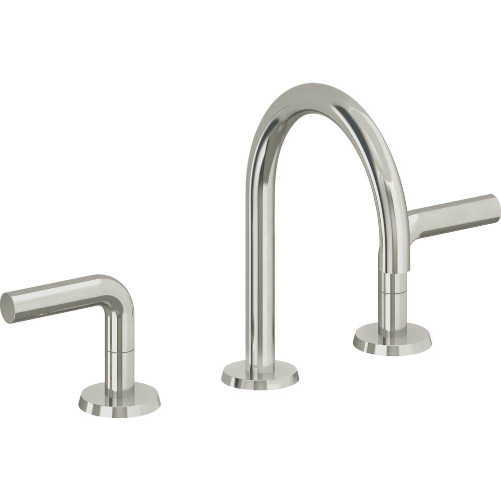 California Faucets - 8'' Widespread Lavatory Faucet with ZeroDrain - Polished Nickel Pvd