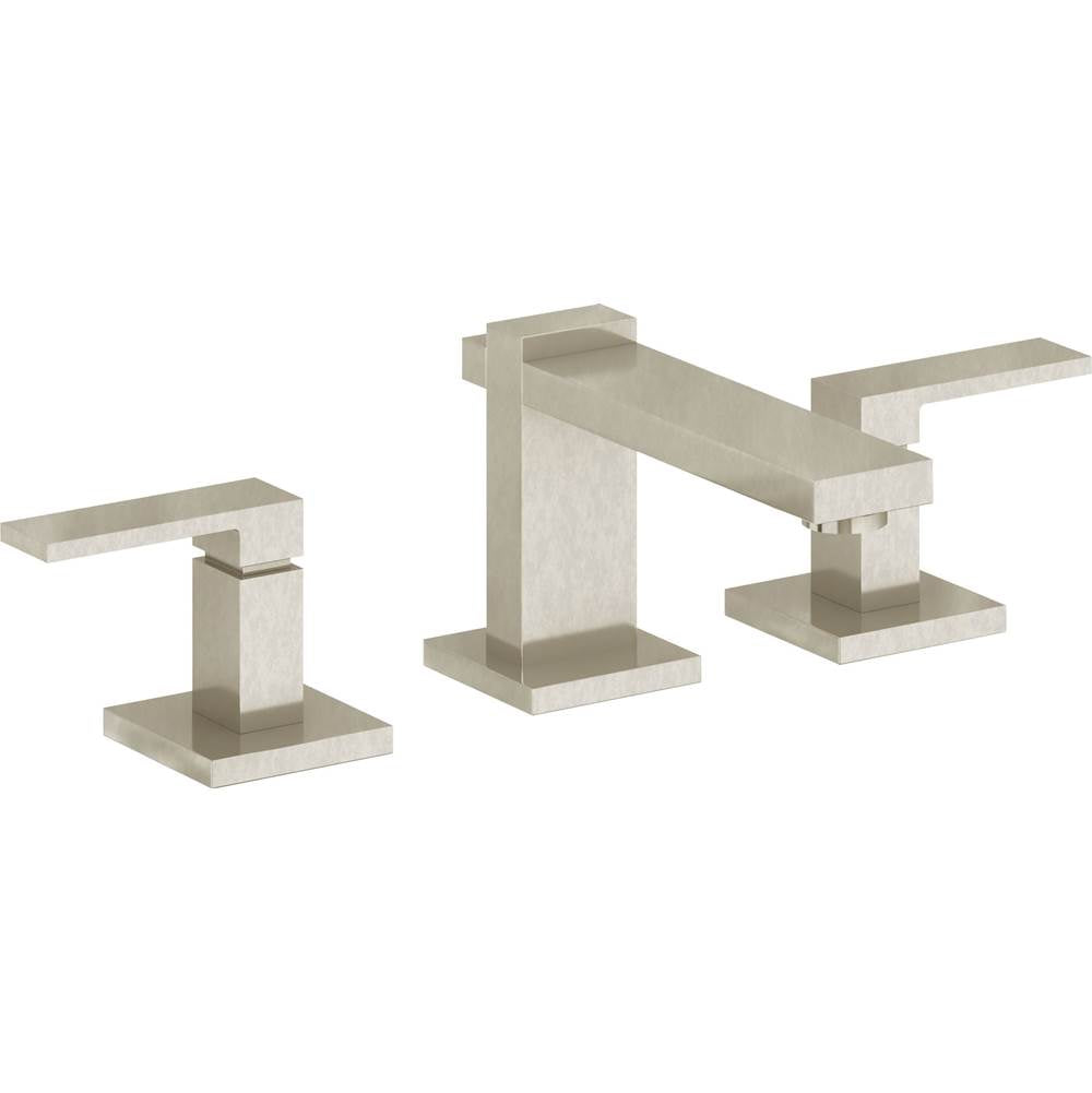 California Faucets - 8'' Widespread Lavatory Faucet - Burnished Nickel Uncoated