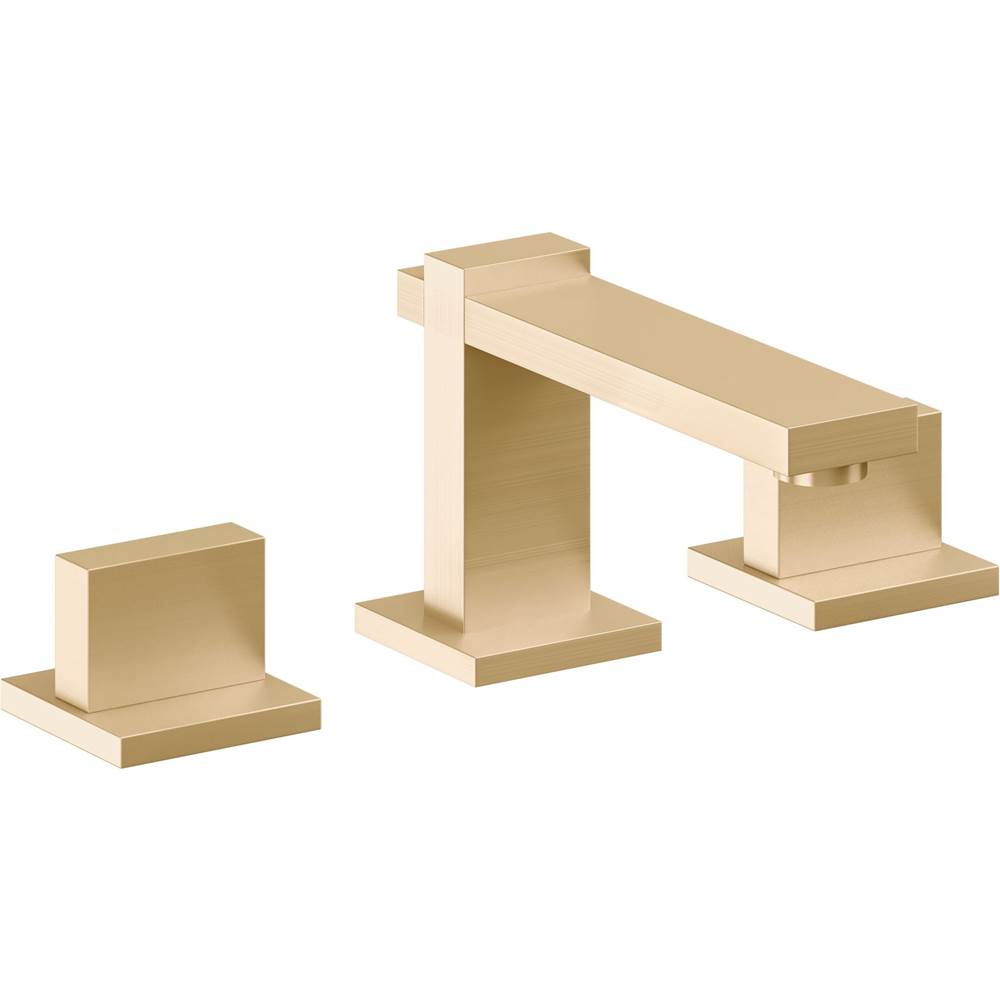California Faucets - 8'' Widespread Lavatory Faucet - Satin Brass Pvd
