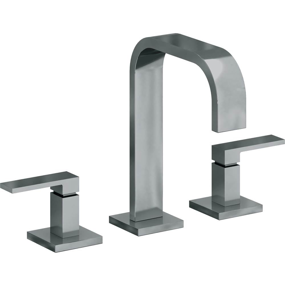 California Faucets - 8'' Widespread Lavatory Faucet - Black Nickel Pvd