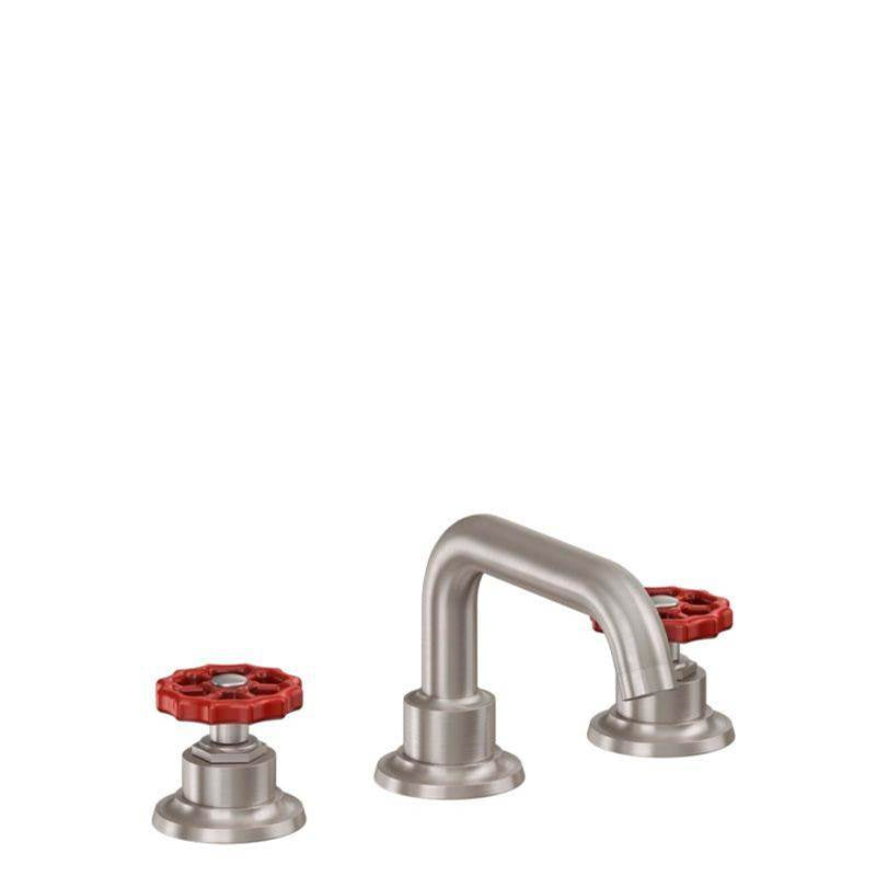 California Faucets - 8'' Widespread Lavatory Faucet with ZeroDrain - Gloss White