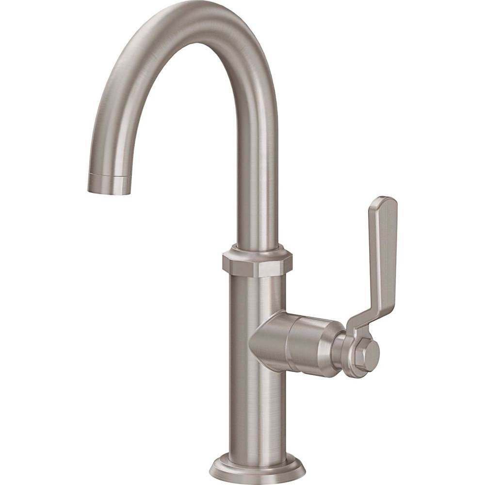 California Faucets - Single Hole Lavatory/Bar/Prep Faucet - Low Spout - Gloss White