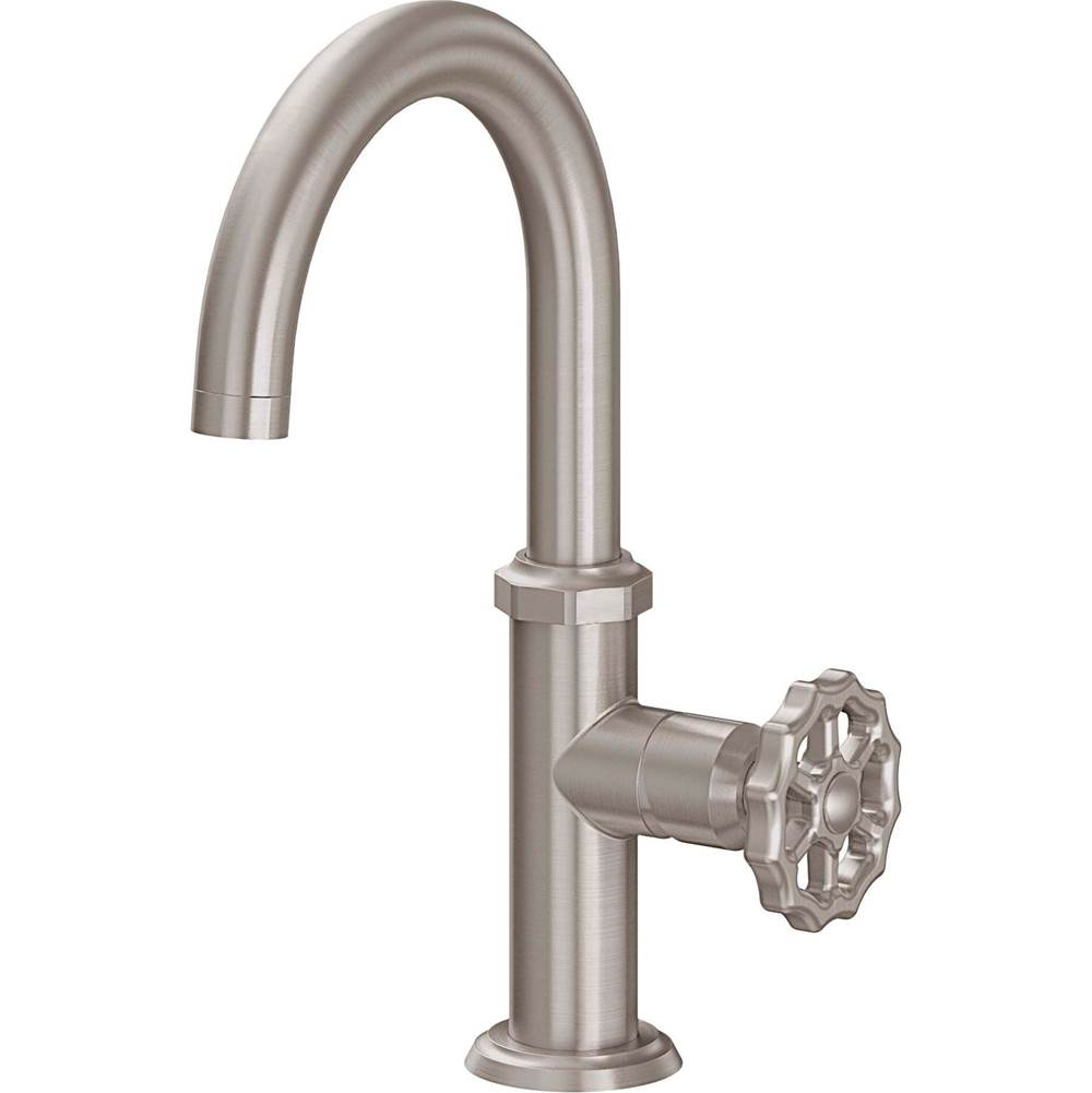 California Faucets - Single Hole Lavatory/Bar/Prep Faucet - Low Spout - Gloss White