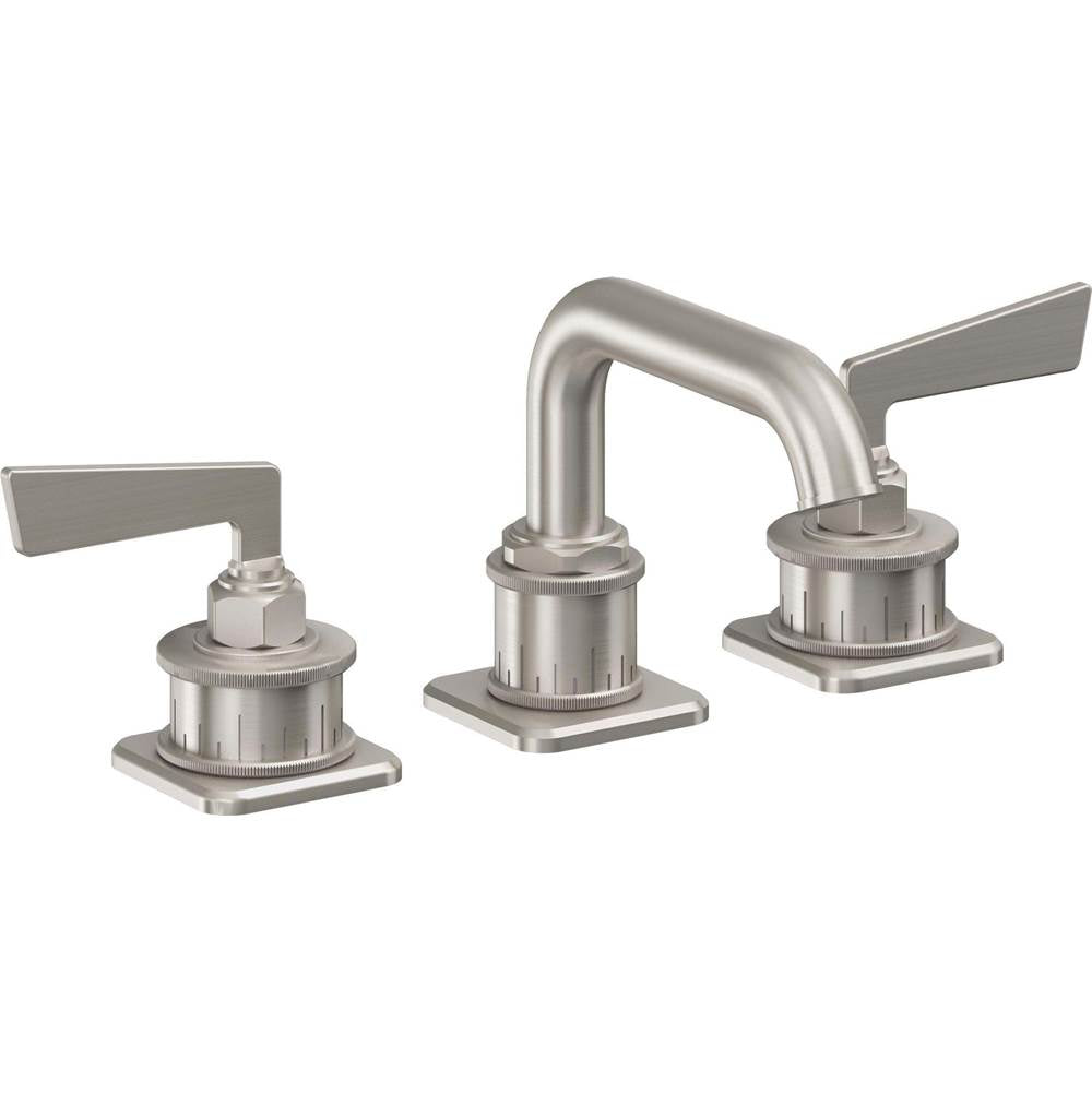 California Faucets - 8'' Widespread Lavatory Faucet - Ultra Stainless Steel Pvd