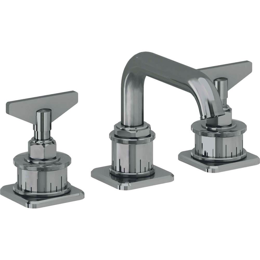 California Faucets - 8'' Widespread Lavatory Faucet - Black Nickel Pvd