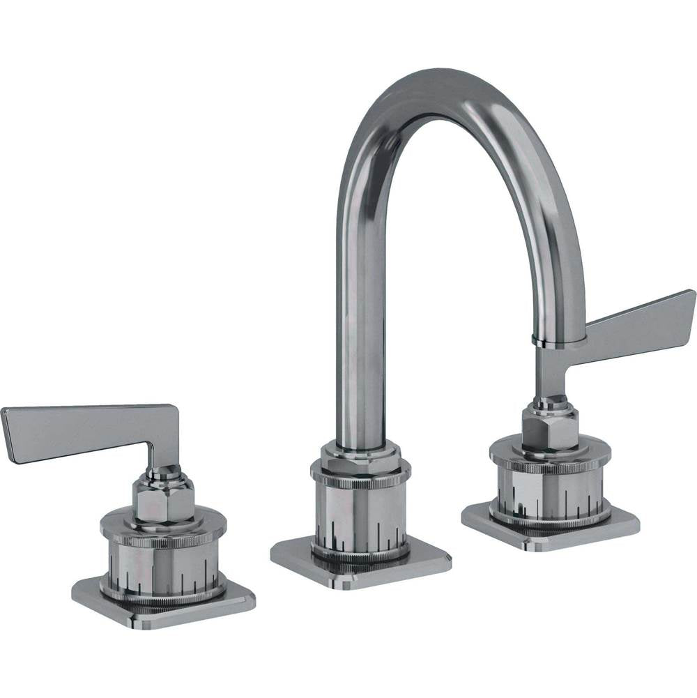 California Faucets - 8'' Widespread Lavatory Faucet - Black Nickel Pvd