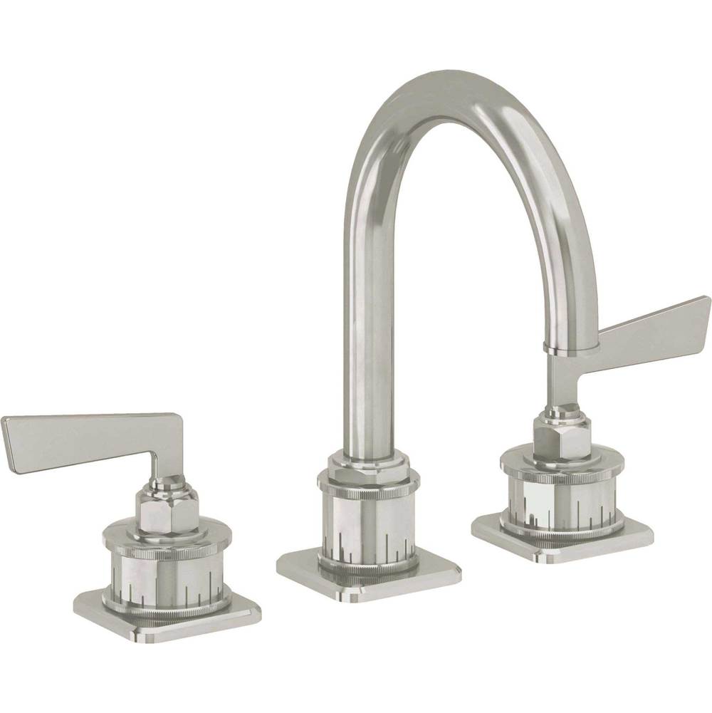 California Faucets - 8'' Widespread Lavatory Faucet - Polished Nickel Pvd