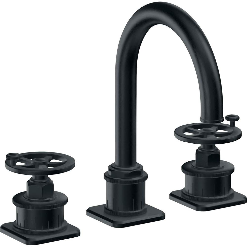 California Faucets - 8'' Widespread Lavatory Faucet - Carbon Pvd