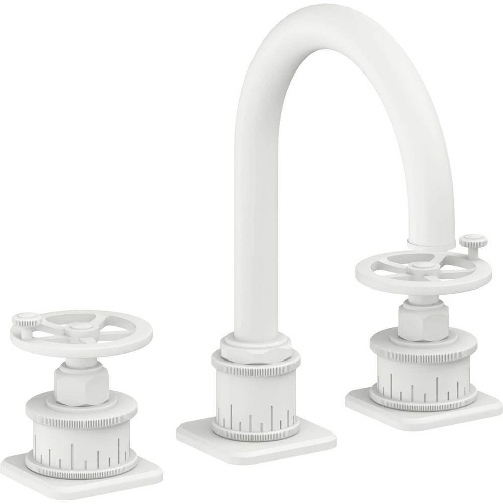 California Faucets - 8'' Widespread Lavatory Faucet - Matte White