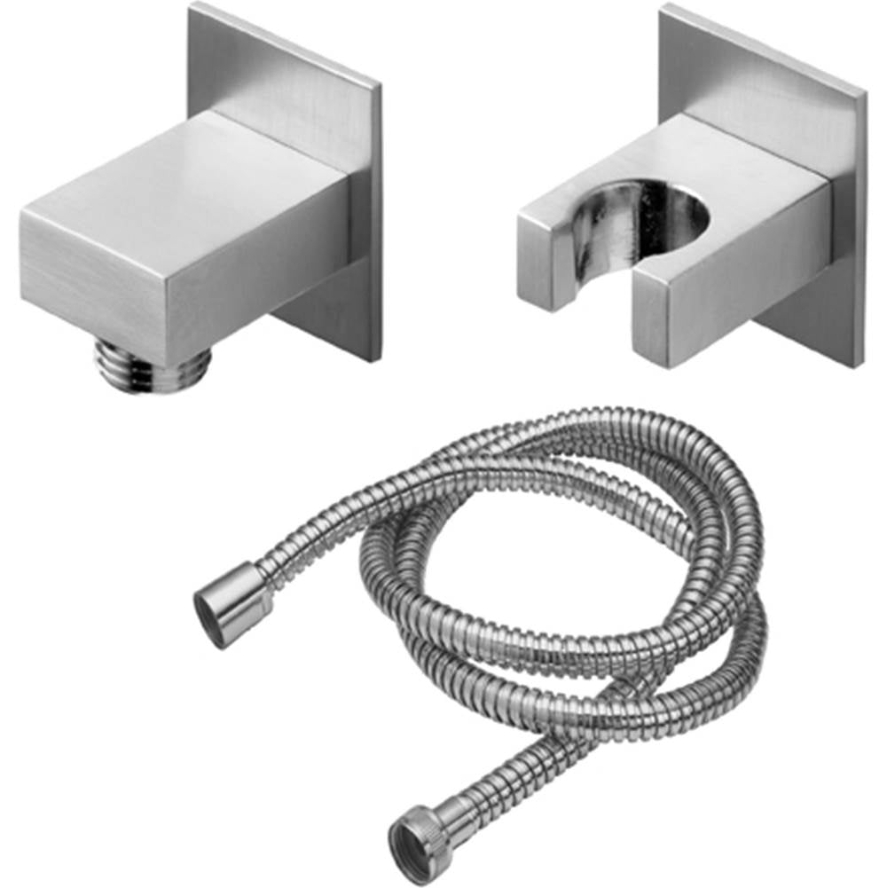 California Faucets - Wall Mounted Handshower Kit - Rectangle - Gloss White