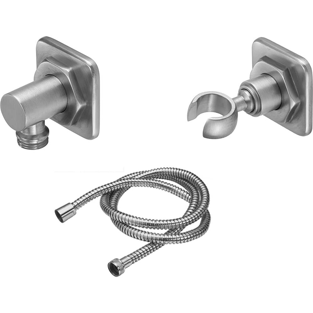 California Faucets - Wall Mounted Handshower Kit - Quad - Gloss White