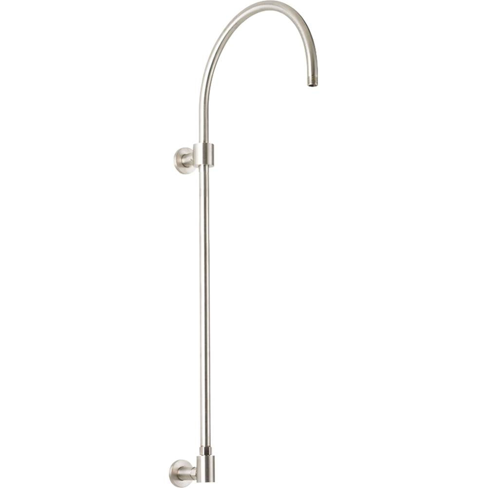 California Faucets - Exposed Shower Column - Round Base - Gloss White