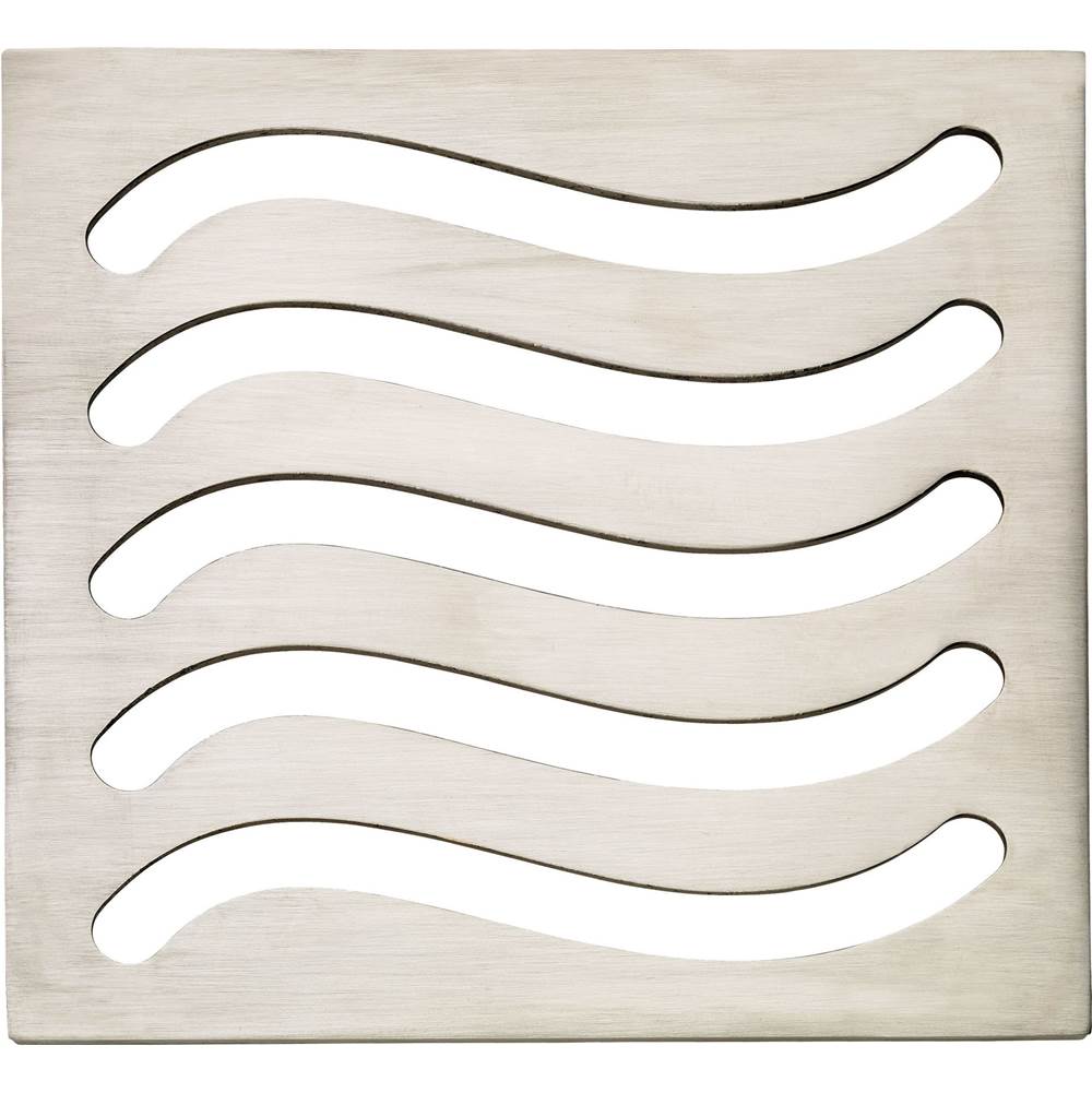 California Faucets - Wave StyleDrain Trim Grid Only - Gloss White